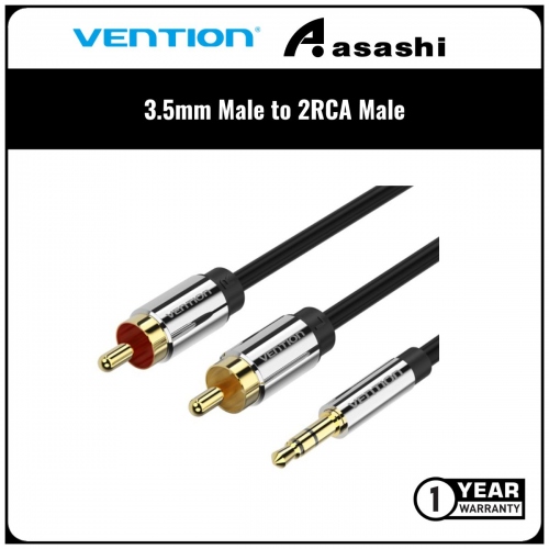 VENTION 3.5mm Male to 2RCA Male Audio Cable - 3M