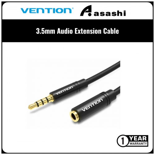 VENTION Cotton Braided (1.5M) 3.5mm Audio Extension Cable