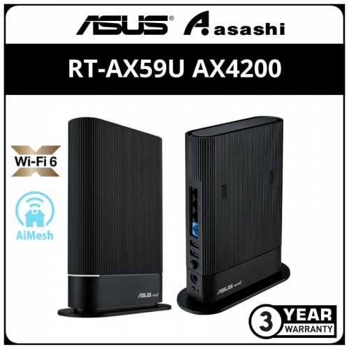 Asus RT-AX59U AX4200 Dual Band WiFi 6 (802.11ax) AiMesh Router