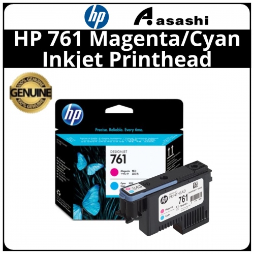 HP 761 Magenta/Cyan Inkjet Printhead