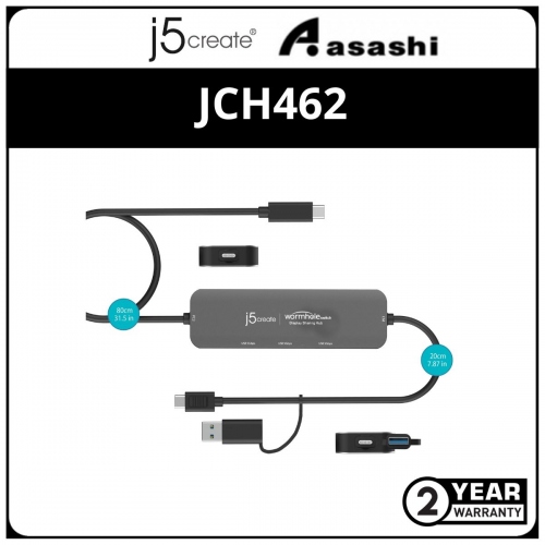 J5Create JCH462 Wormhole Switch™ Display Sharing Hub (2 yrs Limited Hardware Warranty)