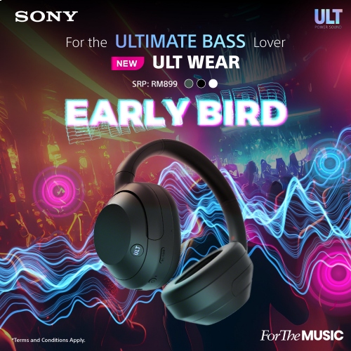 Sony WH-ULT900N ULT WEAR Wireless Noise Canceling Headphones - Black (1 yrs Limited Hardware Warranty)