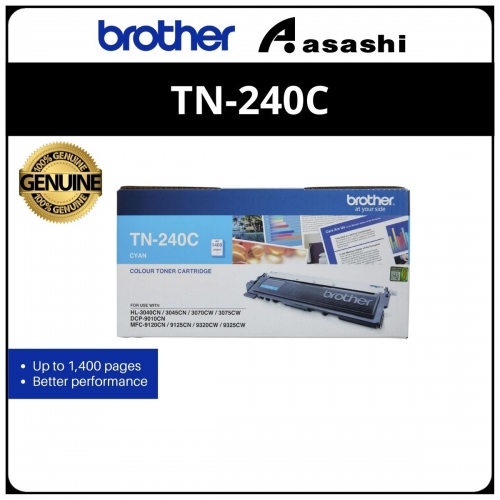 Brother TN-240C Cyan Toner Cartridge