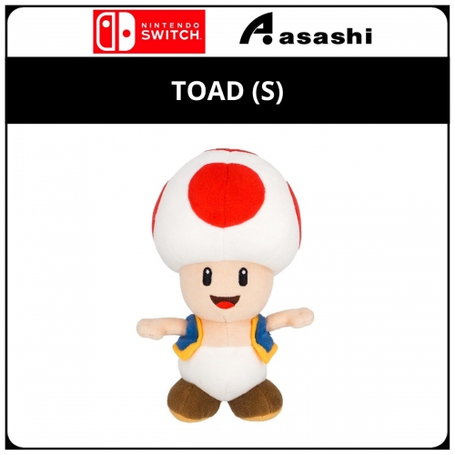 Nintendo AC04 TOAD (S) Plush Toy Official Licensed by Nintendo | Super Mario ALL STAR COLLECTION