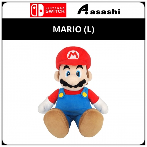 Nintendo AC41 MARIO (L) Plush Toy Official Licensed by Nintendo | Super Mario ALL STAR COLLECTION