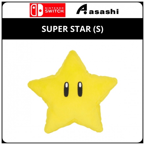 Nintendo AC63 SUPER STAR (S) Plush Toy Official Licensed by Nintendo | Super Mario ALL STAR COLLECTION