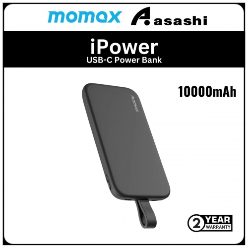 Momax iPower PD3 10000mAh Power Bank - Black (2Y)