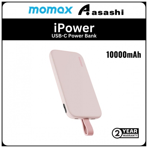 Momax iPower PD3 10000mAh Power Bank - Pink (2Y)