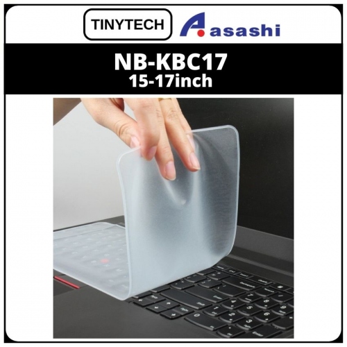 TinyTech (NB-KBC17) Keyboard Skin For Notebook 15-17inch (Nope Warranty)