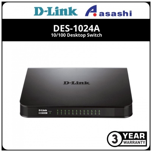 D-Link DES-1024A 10/100 Desktop Switch