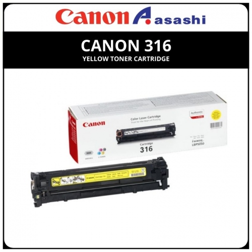 Canon 316 Yellow Toner Cartridge